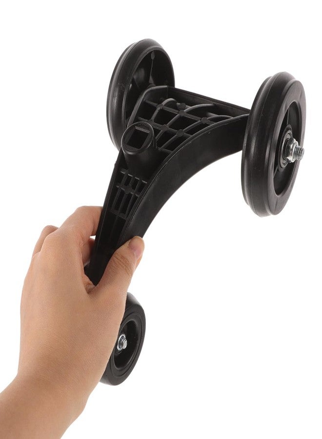 ياردوي عجلات بديلة لسيارة ياردوي للأطفال الصغار مع قاعدة ثلاثية الأرجل - ملحق لسيارة الأطفال المتأرجحة لتوجيه سلس وثبات، 9.44 × 6.1 × 2.55 بوصة - Image 5